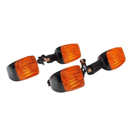 COPPIA 4 FRECCE INDICATORI DIREZIONE PER SUZUKI DR 600 S-R (1985-1989) / 650 DAKAR  GSX-R 750 86 RG GAMMA 500/250