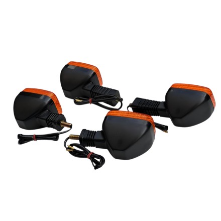 COPPIA 4 FRECCE INDICATORI DIREZIONE PER SUZUKI DR 600 S-R (1985-1989) / 650 DAKAR  GSX-R 750 86 RG GAMMA 500/250