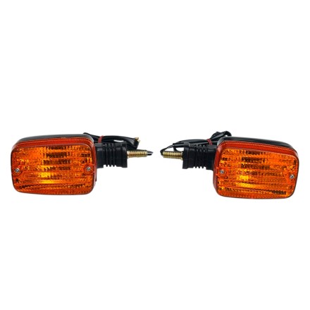 COPPIA 4 FRECCE INDICATORI DIREZIONE PER SUZUKI DR 600 S-R (1985-1989) / 650 DAKAR  GSX-R 750 86 RG GAMMA 500/250