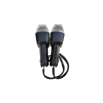 COPPIA FRECCE BIANCHE PER KAWASAKI Z750 Z1000 NINJA ZX10R ZX6R (VEDERE DESCRIZIONE PER COMPATIBILITA E POSIZIONAMENTO)