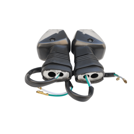 COPPIA FRECCE BIANCHE PER KAWASAKI Z750 Z1000 NINJA ZX10R ZX6R (VEDERE DESCRIZIONE PER COMPATIBILITA E POSIZIONAMENTO)