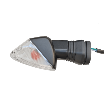 COPPIA FRECCE BIANCHE PER KAWASAKI Z750 Z1000 NINJA ZX10R ZX6R (VEDERE DESCRIZIONE PER COMPATIBILITA E POSIZIONAMENTO)