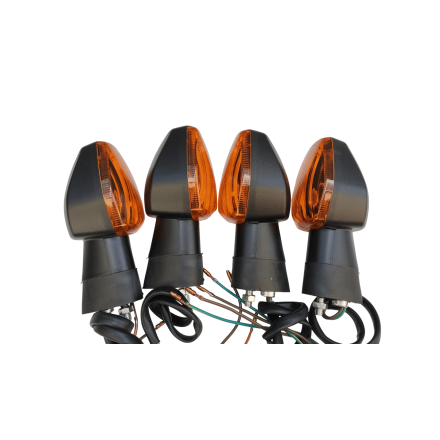 SET 4 FRECCE INDICATORI DIREZIONALI PER HONDA CBR 600RR 600F 1000 954 HORNET 900 (VEDERE DESCRIZIONE)