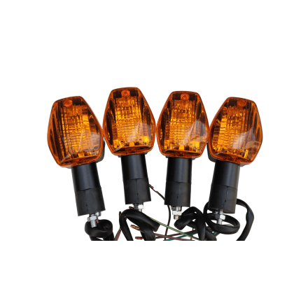 SET 4 FRECCE INDICATORI DIREZIONALI PER HONDA CBR 600RR 600F 1000 954 HORNET 900 (VEDERE DESCRIZIONE)