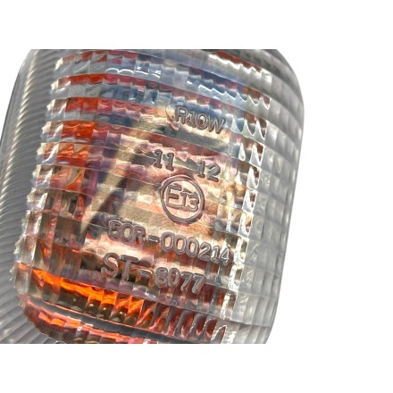 SET 4 FRECCE INDICATORI DI DIREZIONE TRASPARENTI PER CAGIVA PER APRILIA PER DUCATI ETC