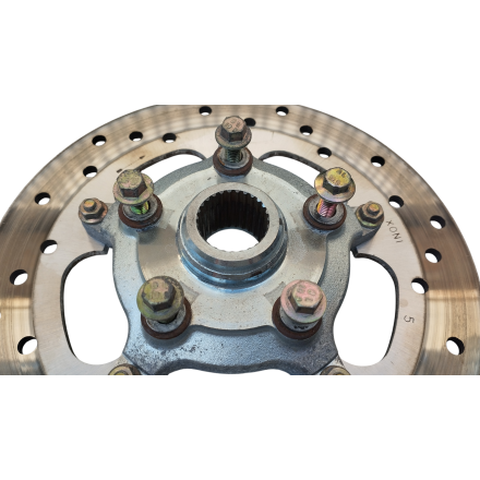 DISCO FRENO RUOTA POSTERIORE CON SUPPORTO ORIGINALE PIAGGIO X8 400 2006