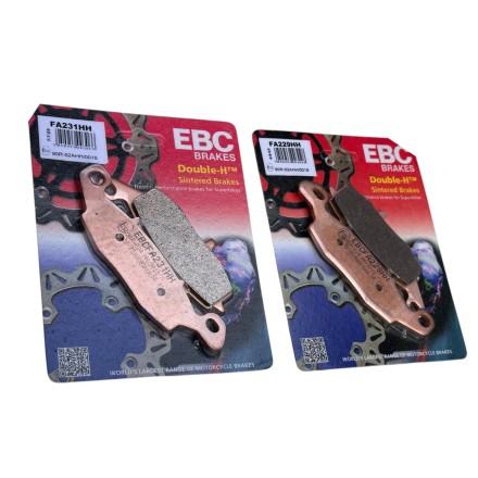EBC PASTIGLIE FRENO SINTERIZZATE HH ANTERIORE PER CF MOTO NK/TK 650 PER SUZUKI, PER KAWASAKI