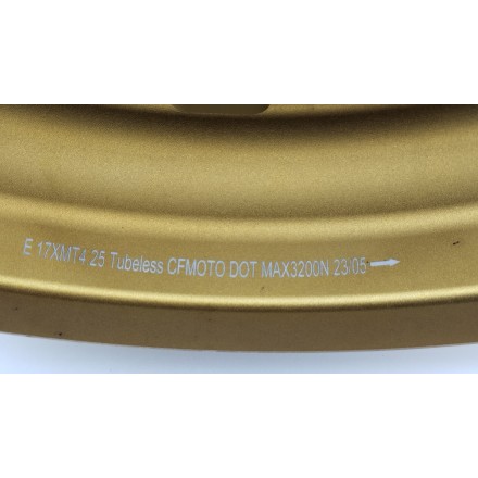 CERCHIO RUOTA CERCHIONE POSTERIORE A RAGGI ORIGINALE CFMOTO 800MT EXPLORE 2023