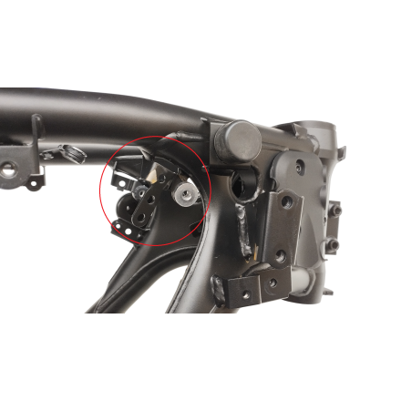 TELAIO QUADRO PRINCIPALE CON DOCUMENTI E TARGA ORIGINALE CFMOTO 800MT EXPLORE 2023