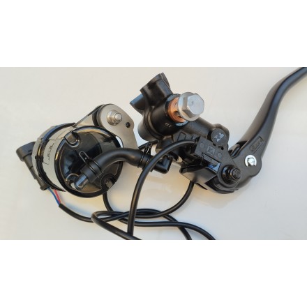 GRUPPO POMPA FRENO ANTERIORE CON LEVA E SENSORE ORIGINALE QJMotor SRT 800 2024