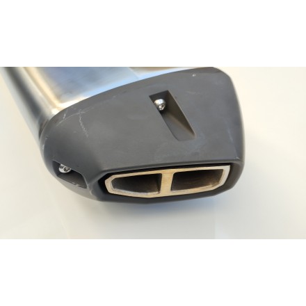 TERMINALE SCARICO SILENZIATORE MARMITTA MOTORE ORIGINALE QJMotor SRT 800 2024