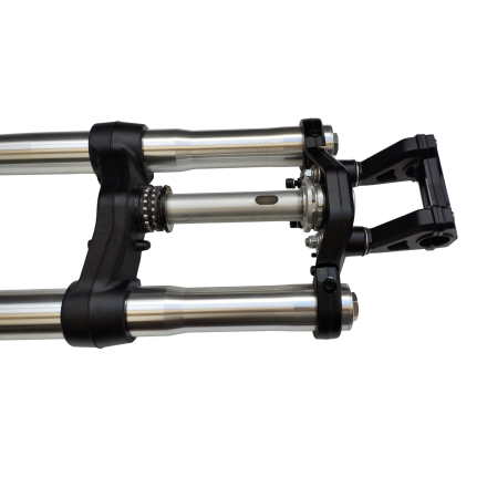 FORCELLA STELI SOSPENSIONE ANTERIORE CON PIASTRE ORIGINALE QJMotor SRT 800 2024