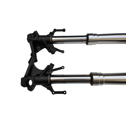 FORCELLA STELI SOSPENSIONE ANTERIORE CON PIASTRE ORIGINALE QJMotor SRT 800 2024