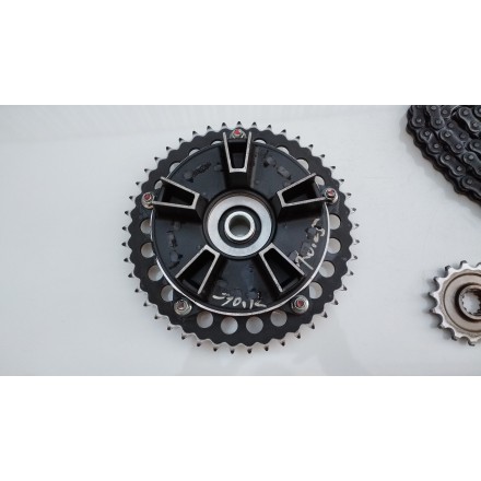 KIT CATENA CORONA E PIGNONE TRASMISSIONE ORIGINALE VOGE VALICO 500 DSX 2023