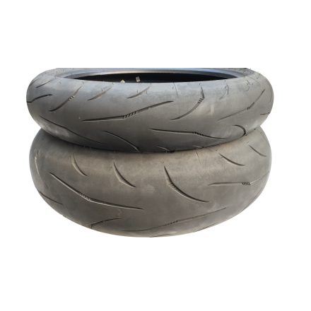 MITAS SPORT FORCE + EV COPPIA GOMME PNEUMATICI 120/70 ZR17 190/55 17  2023