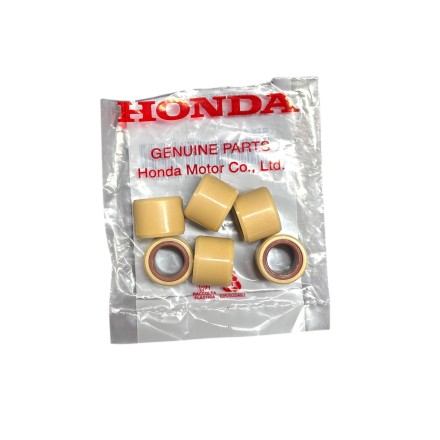 22123-K53-D00 SET 6 RULLI MASSETTE VARIATORE ORIGINALE HONDA NSS 300 Forza 2018-2020 / SH 300 2007-2020