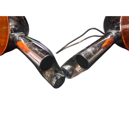 COPPIA FRECCE INDICATORI DI DIREZIONE ORIGINALI HARLEY DAVIDSON VINTAGE, OLD