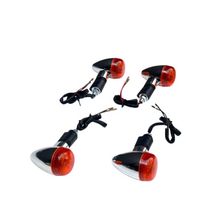 KIT 4 FRECCE INDICATORI DI DIREZIONE PER SUZUKI GSX 400 F KATANA (1981-1984) (E ADATTAMENTI)