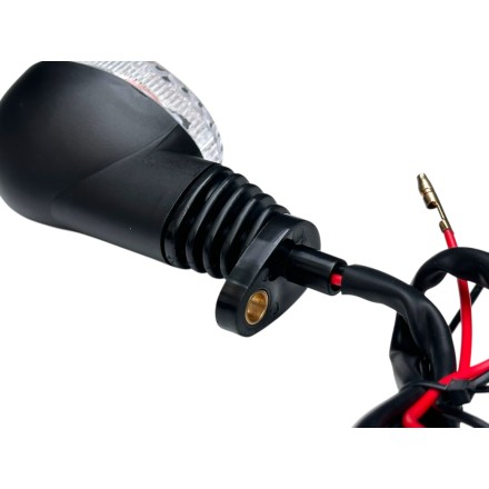 COPPIA FRECCE ANTERIORI/POSTERIORI PER DERBI PER YAMAHA PER KAWASAKI PER SHERCO PER MBK (VEDERE DESCRIZIONE PER APPLICAZIONI))