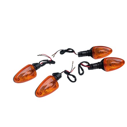 SET 4 FRECCE INDICATORI DI DIREZIONE PER BMW F800 S GT GS R1200GS K1300 K 1200 R1200 R (vedere descrizione)