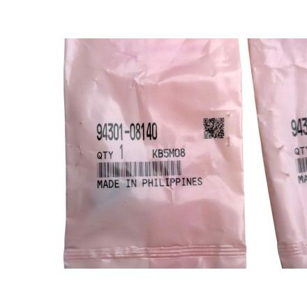 94301-08140 (x2) PIN PERNI CENTRAGGIO POMPA ACQUA CARTER MOTORE ORIGINALE HONDA