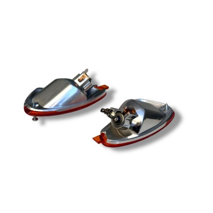 COPPIA x2 FRECCE INDICATORI ANTERIORI PER GILERA RUNNER 50 125 180 (1997-2005)