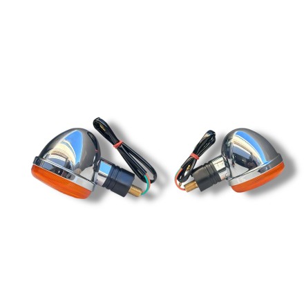 COPPIA 2 FRECCE INDICATORI DIREZIONE POSTERIORI PER APRILIA CLASSIC 50 1992-2002 / PER GUZZI NEVADA PER GILERA