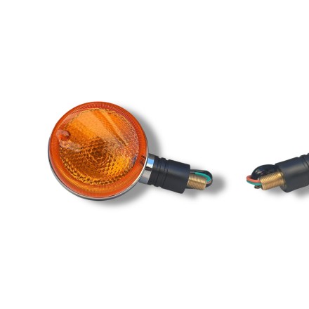 COPPIA 2 FRECCE INDICATORI DIREZIONE POSTERIORI PER APRILIA CLASSIC 50 1992-2002 / PER GUZZI NEVADA PER GILERA