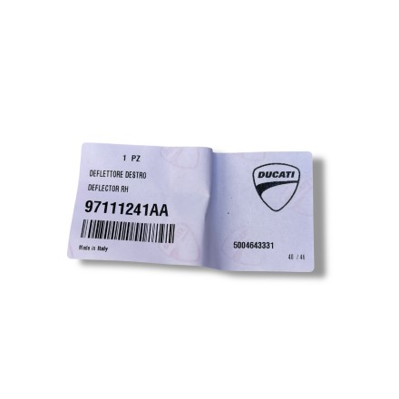 x2 COVER DEFLETTORI Fumè ORIGINALI DUCATI MULTISTRADA V4 RS / Pikes (2022-2025)