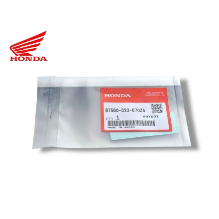 87560-323-670ZA ADESIVO "REMEMBER" VERDE ORIGINALE HONDA CB 350 500 750 CUB 50 