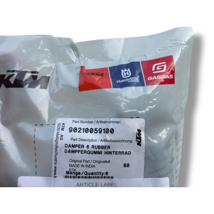 90210059100 PARASTRAPPI GOMMINI RUOTA ORIGINALI KTM Duke 125 / 200 / 390  RC 125 390 / PER HUSQVARNA 401 / 701 / 125 2015--