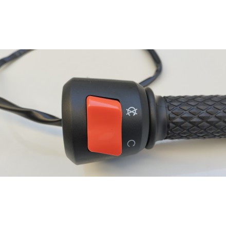 COMMUTATORE DESTRO COMANDO GAS CON MANOPOLE ORIGINALE VOGE SFIDA SR1 125 2024