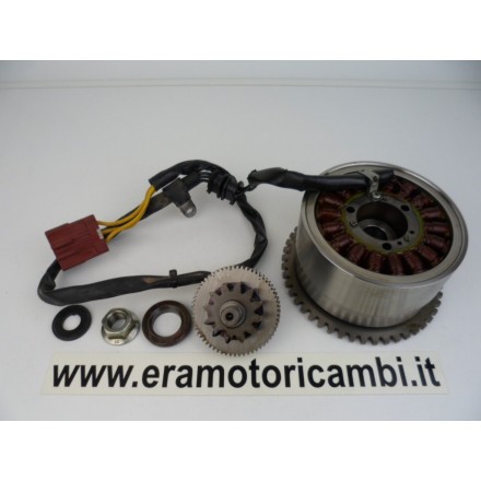 KIT RUOTA AVVIAMENTO ROTORE VOLANO STATORE INGRANAGGIO PIAGGIO BEVERLY 500 2005