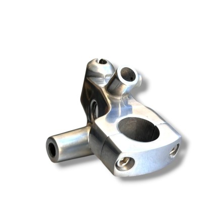 BRACCIALE CROMATO SUPPORTO COMANDO LEVA FRIZIONE PER HONDA VT Shadow 600 / 750 C