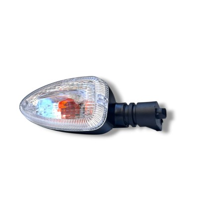 COPPIA 2 FRECCE INDICATORI DI DIREZIONE TRASPARENTI PER BMW F800 S GT GS R1200GS K1300 K 1200 R1200 R (vedere descrizione)