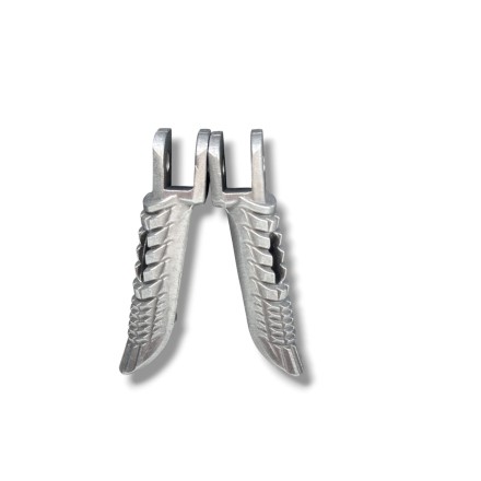SET 2 PEDALINI PEDANE POGGIAPIEDI ANTERIORI PER SUZUKI GSX-R 750 1000 2005-2025