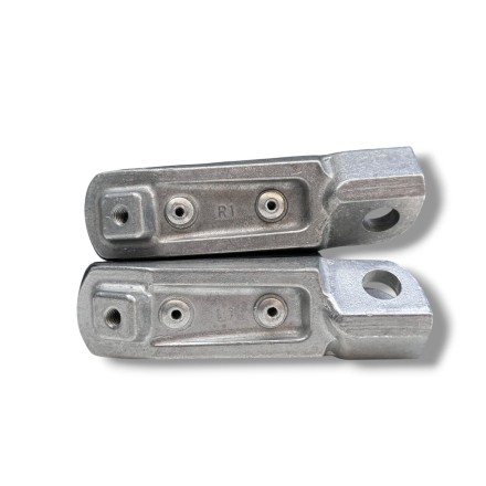 SET 2 PEDALINI POGGIAPIEDI ANTERIORI PER KAWASAKI ZRX 400 1100 1200 Z750 Z1000