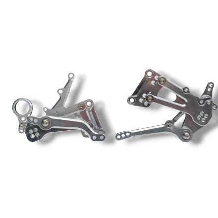 SET PEDANE ARRETRATE REGOLABILI COMPLETE DI ACCESSORI PER BMW S1000 RR 2009-2014