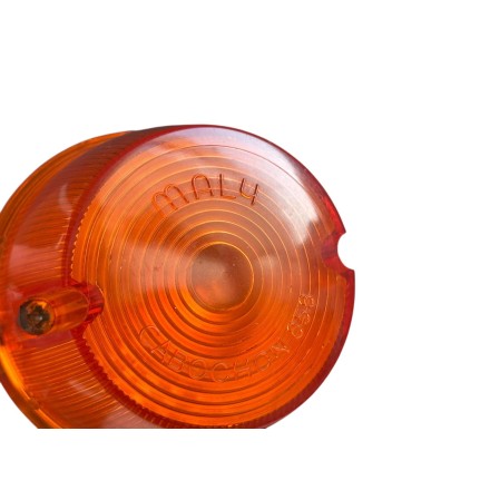 COPPIA FRECCE LAMPEGGIANTI MALY 858 ARANCIO PEUGEOT 103 / 104 Ciclomotori
