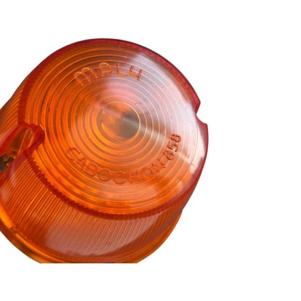COPPIA FRECCE LAMPEGGIANTI MALY 858 ARANCIO PEUGEOT 103 / 104 Ciclomotori