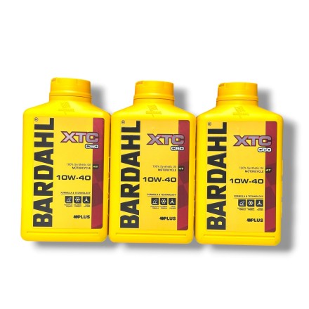 KIT TAGLIANDO OLIO BARDAHL XTC C60 10W40 + FILTRO ORIGINALE YAMAHA TMAX 530 560 FZ6 R6 XJ6 R3 MT09 MT07 FAZER