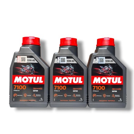 KIT TAGLIANDO OLIO MOTUL 7100 + FILTRO ORIGINALE YAMAHA TMAX 530 560 FZ6 R6 XJ6 R3 MT09 MT07 FAZER