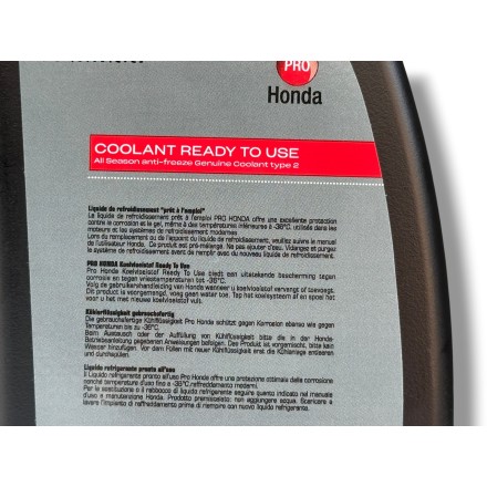 08CLA-G01-6S1A LIQUIDO REFRIGERANTE RADIATORE ORIGINALE HONDA PRONTO ALL'USO KIT 3 LITRI