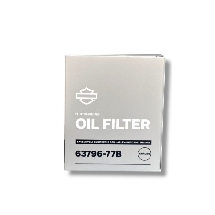 63796-77B FILTRO OLIO CROMATO ORIGINALE HARLEY-DAVIDSON