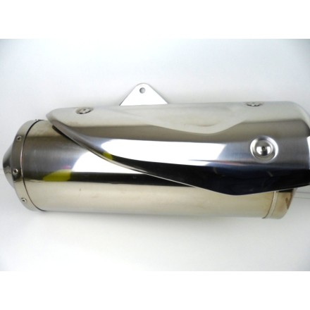 TERMINALE SCARICO SILENZIATORE MARMITTA CON PROTEZIONE TRIUMPH TIGER 1050 - 2007