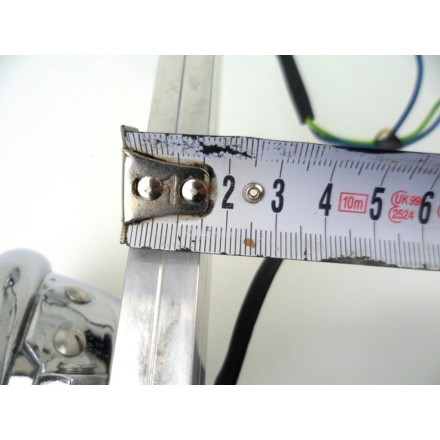 COPPIA FARI FANALI SUPPORTO GRUPPO OTTICO COMPLETO MOTO CUSTOM HARLEY DAVIDSON