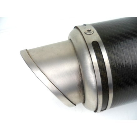 TERMINALE SCARICO SPORTIVO OMOLOGATO IN CARBONIO + PORTATARGA MV AGUSTA F4 1000