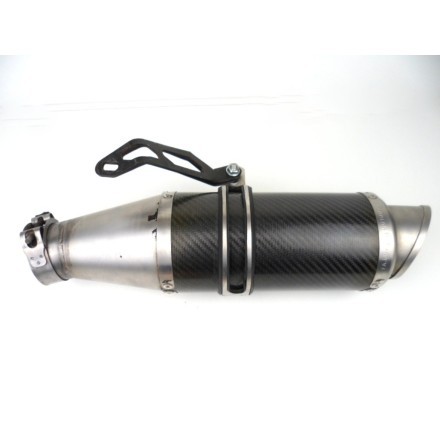 TERMINALE SCARICO SPORTIVO OMOLOGATO IN CARBONIO + PORTATARGA MV AGUSTA F4 1000