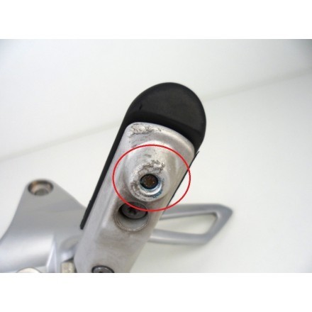 SUPPORTO CON PEDANA POGGIAPIEDE ANTERIORE PILOTA SINISTRA BMW F800 S - 2007