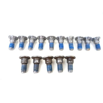 KIT 15 PERNI VITI ESAGONALI FISSAGGIO DISCHI FRENO SUZUKI AN 650 BURGMAN K4 2004